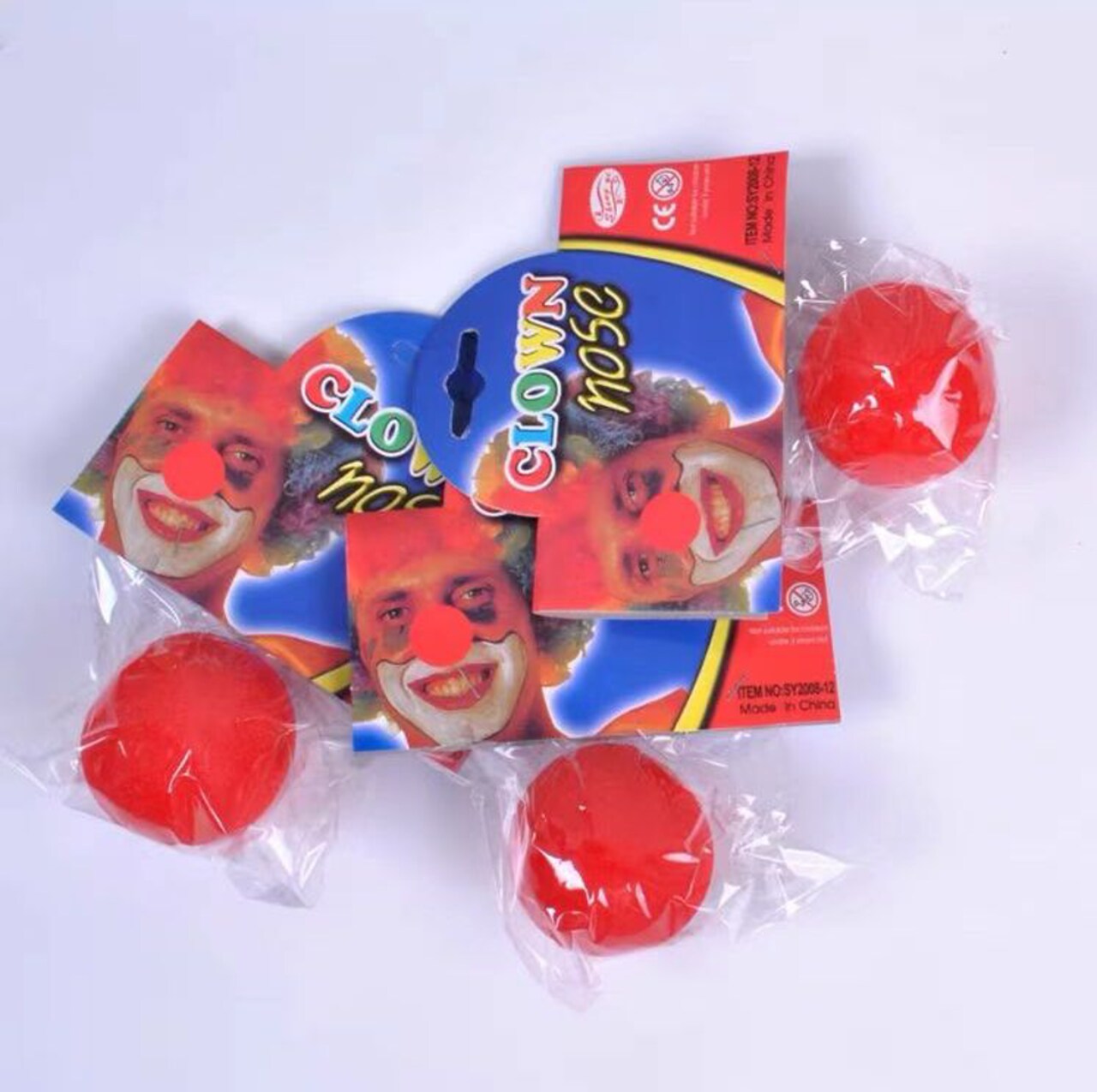 Red Clown Noses – 12 Pack for Kids, Classroom Dress Up, Parties & Pretend Play